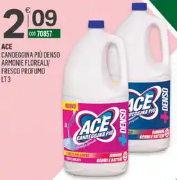 Tutto Risparmio Cash&Carry Ace candeggina più denso armonie floreali/ fresco profumo offerta