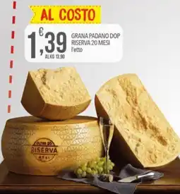 Iper Romagnolo Grana Padano DOP Riserva 20 Mesi offerta