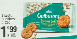 Supermercati Dok Galbusera Biscotti Buonicosì offerta