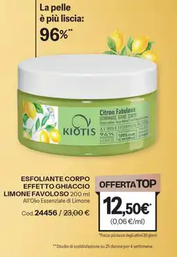 Stanhome Esfoliante corpo effetto ghiaccio limone favoloso offerta