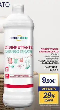 Stanhome Stanhome disinfettante liquido bucato offerta
