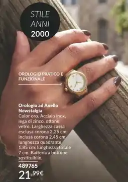 Avon Orologio ad Anello Newstalgia offerta