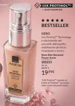 Avon Avon Siero Skin Renewal Power Anew offerta