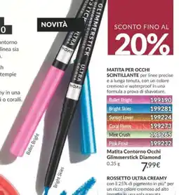 Avon Avon Matita Contorno Occhi Glimmerstick Diamond offerta