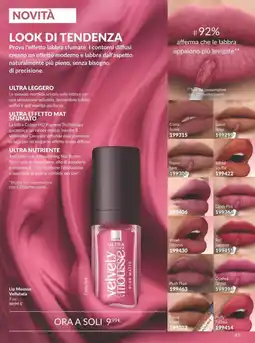 Avon Avon Lip Mousse Vellutata offerta