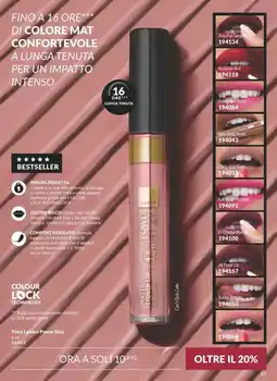 Avon Avon Tinta Labbra Power Stay offerta