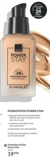 Avon Avon Fondotinta 24 Ore Power Stay offerta