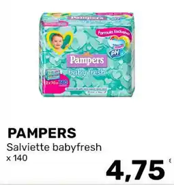 Iper Tosano Pampers Salviette babyfresh offerta