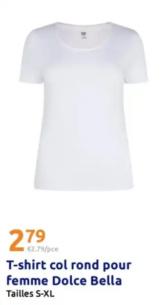 T-shirt col rond pour femme Dolce Bella