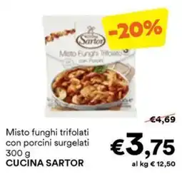 Unes Misto funghi trifolati con porcini surgelati offerta