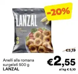 Unes Anelli alla romana surgelati Lanzal offerta