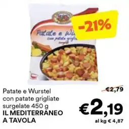 Unes Patate e Wurstel IL MEDITERRANEO A TAVOLA offerta