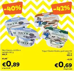 Unes Skyr bianco mila offerta
