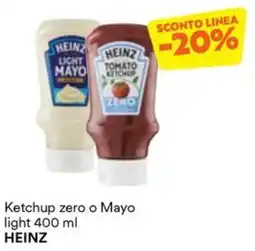 Unes Ketchup zero o Mayo light HEINZ offerta