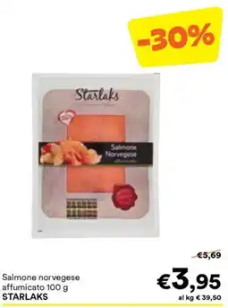 Unes Salmone norvegese affumicato STARLAKS offerta