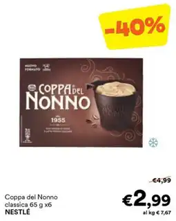 Unes Coppa del Nonno classica Nestlé offerta
