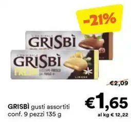 Unes Grisbi gusti assortiti offerta