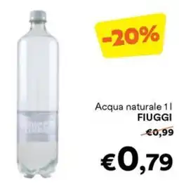 Unes Acqua naturale FIUGGI offerta