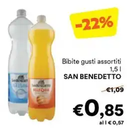 Unes Bibite gusti assortiti SAN BENEDETTO offerta
