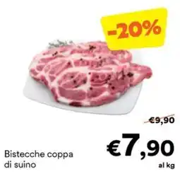 Unes Bistecche coppa di suino offerta