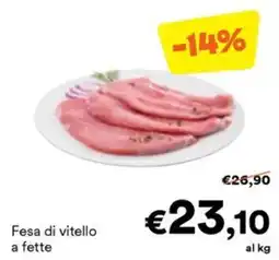 Unes Fesa di vitello a fette offerta
