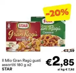 Unes Il Mio Gran Ragù STAR offerta