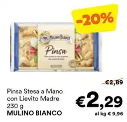 Unes Pinsa Stesa a Mano con Lievito Madre MULINO BIANCO offerta