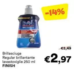 Unes Brillasciuga Regular brillantante lavastoviglie FINISH offerta