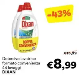 Unes Detersivo lavatrice DIXAN offerta