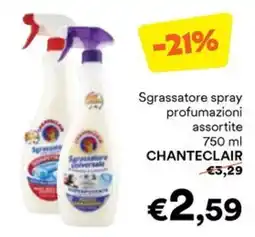 Unes Sgrassatore spray profumazioni assortite CHANTECLAIR offerta