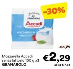 Unes Mozzarella Accadi senza lattosio offerta