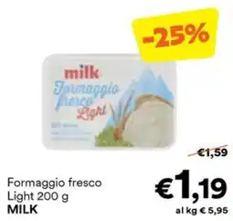 Unes Formaggio fresco Light offerta