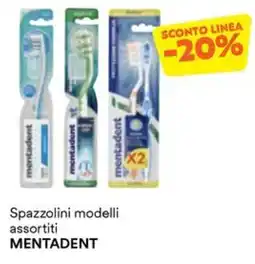 Unes Spazzolini modelli assortiti Mentadent offerta