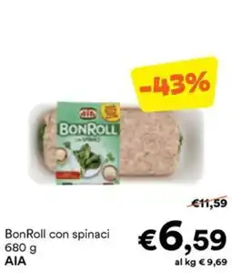 Unes BonRoll con spinaci offerta