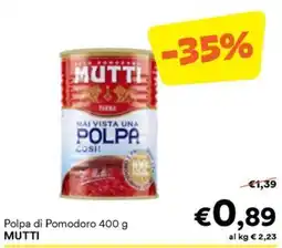 Unes Polpa di Pomodoro MUTTI offerta
