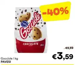 Unes Gocciole chocolate offerta