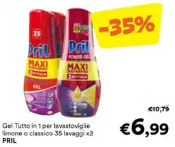 Unes Gel Tutto in 1 per lavastoviglie PRIL offerta