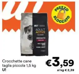 Unes Crocchette cane taglia piccola U! offerta