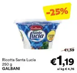 Unes Ricotta Santa Lucia offerta