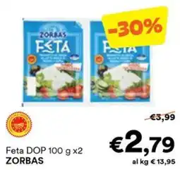 Unes Feta DOP ZORBAS offerta