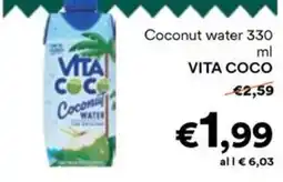 Unes Vita Coco Coconut Water offerta