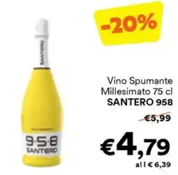 Unes Vino Spumante Millesimato SANTERO 958 offerta