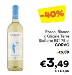 Unes Corvo Bianco offerta