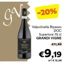Unes Valpolicella Ripasso DOC Superiore offerta