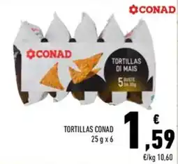 Conad Tortillas Conad offerta