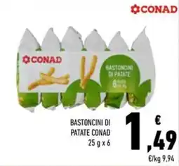 Conad Bastoncini di patate Conad offerta