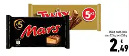Conad Snack Mars, Twix offerta