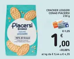 Conad Superstore Cracker leggeri Piacersi offerta