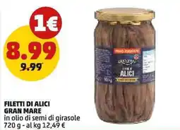 PENNY Filetti di alici gran mare offerta