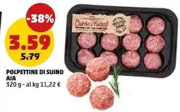 PENNY Polpettine di suino AIA offerta